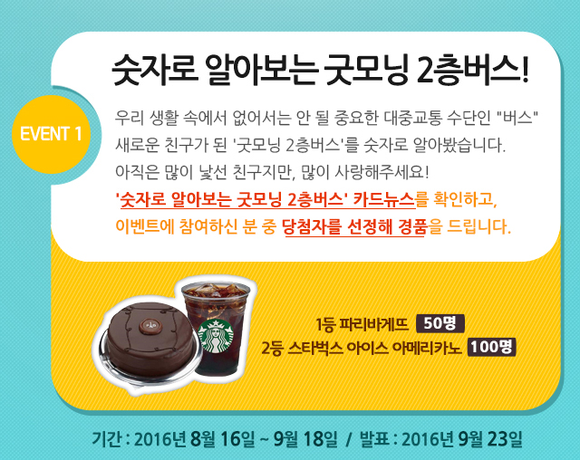 숫자로 알아보는 굿모닝 2층버스